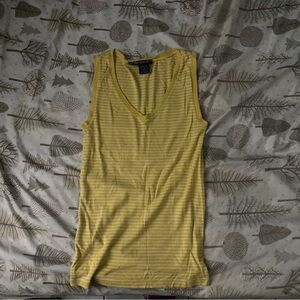 Polo Ralph Lauren Yellow Striped Tank Top
